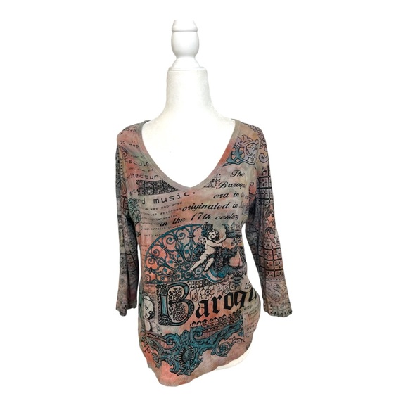 Glima baroque long sleeve tee. Large - Picture 6 of 12